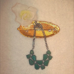 Forever 21 Chunky Mint Short Necklace